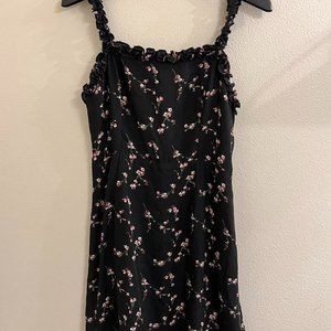 Women's Black and Pink Dress